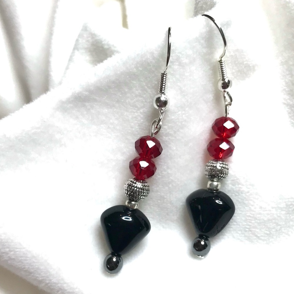 Handmade  Earrings with Vintage and Modern Elements (E143-2H)
